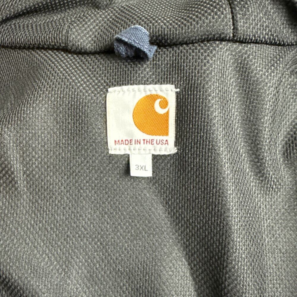 Carhartt Blue Helmets to Hardhats Jacket Men's‎ 3XL lined J131-DNY FLSA USA - Picture 2 of 12